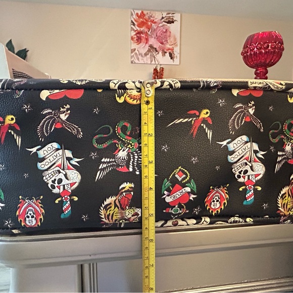 Ed Hardy skull tattoo large tote - Picture 6 of 8